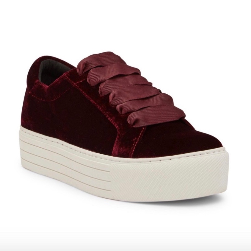 NWOB | Kenneth Cole Abbey Velvet Platform Sneaker